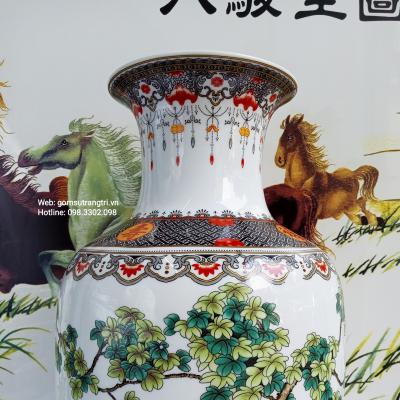 Bình Phượng Hoàng - Hoa Mẫu Đơn